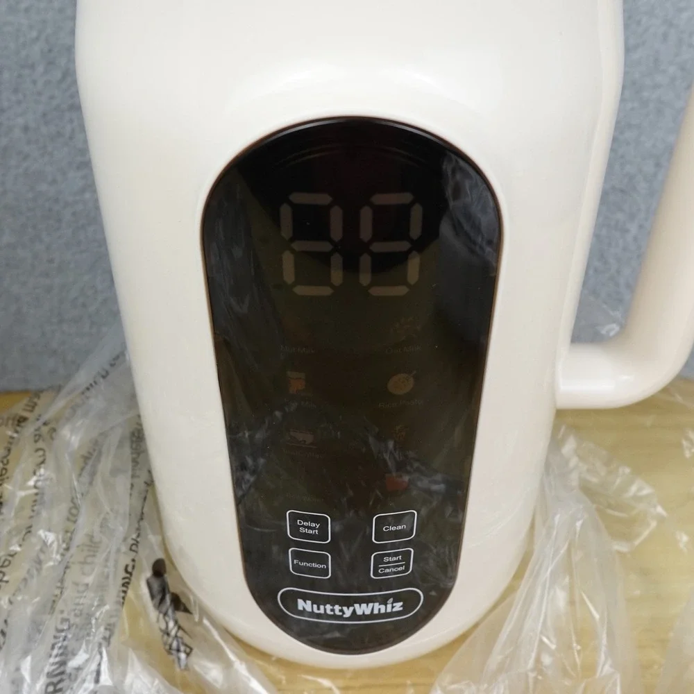 NuttyWhiz Nut Milk Maker Machine 10 Blade 42oz Homemade Almond, Soy, Oat, Juice